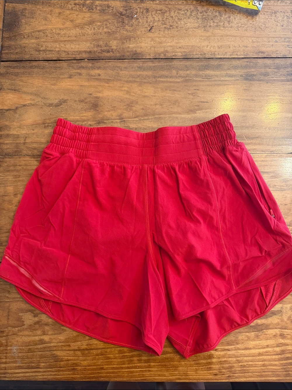 Lululemon Women's Red Athletic Running Shorts